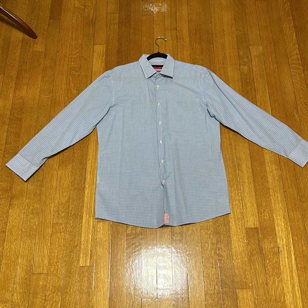 Hugo Boss sharp fit button down shirt